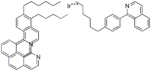 Tris[(4-n-hexylphenyl)isoquinoline]iridium (III) CAS 1240249-29-9