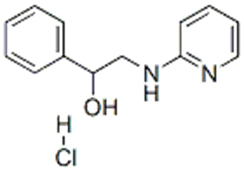 alpha-[(2-pyridylamino)methyl]benzyl alcohol monohydrochloride CAS 326-43-2