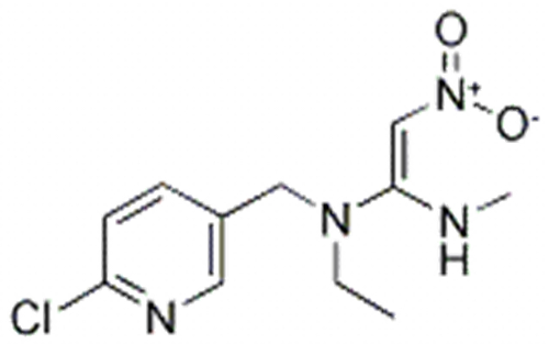 1,1-Ethenediamine,N-[(6-chloro-3-pyridinyl)methyl]-N-ethyl-N'-methyl-2-nitro-,( 57354138, 57254161,1E)- CAS 150824-47-8