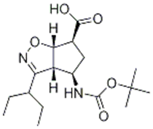 (3aR,4R,6S,6aS)-4-(tert-butoxycarbonylaMino)-3-(pentan-3-yl)-4,5,6,6a-tetrahydro-3aH-cyclopenta[d]isoxazole-6-carboxylic acid CAS 316173-28-1