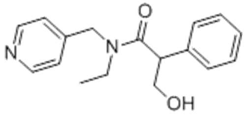 Benzeneacetamide,N-ethyl-a-(hydroxymethyl)-N-(4-pyridinylmethyl)- CAS 1508-75-4