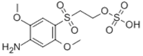 2-(4-AMINO-2,5-DIMETHOXY-PHENYL-SULFONYL)ETHANOL SULFATE ESTER
 CAS 26672-24-2