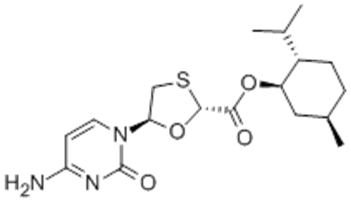 (1R,2S,5R)-Menthyl-(2R,5S)-5-(4-amino-2-oxo-2H-pyrimidin-1-yl)-[1,3]oxathiolane-2-carboxylic acid CAS 147027-10-9