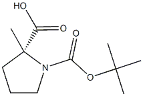 1,2-Pyrrolidinedicarboxylicacid, 2-methyl-, 1-(1,1-dimethylethyl) ester,( 57362769, 57276258,2R) CAS 166170-15-6