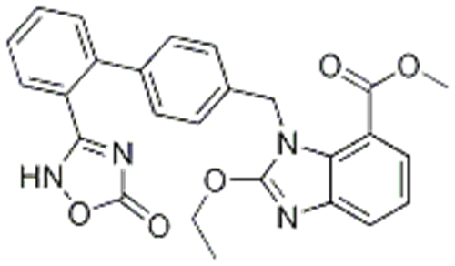 1H-Benzimidazole-7-carboxylic acid, 1-[[2'-(2,5-dihydro-5-oxo-1,2,4-oxadiazol-3-yl)[1,1'-biphenyl]-4-yl]methyl] -2-ethoxy-, methyl ester CAS 147403-52-9