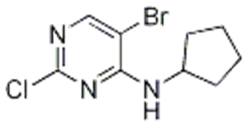 4-Pyrimidinamine, 5-bromo-2-chloro-N-cyclopentyl- CAS 733039-20-8