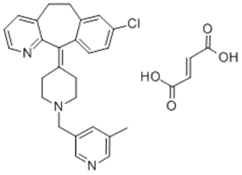 5H-Benzo[5,6]cyclohepta[1,2-b]pyridine,8-chloro-6,11-dihydro-11-[1-[(5-methyl-3-pyridinyl)methyl]-4-piperidinylidene] CAS 158876-82-5