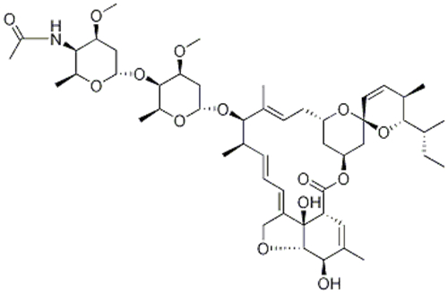 Avermectin B1,4''-(acetylamino)-4''-deoxy-,( 57358644, 57279244,4''R)- CAS 123997-26-2