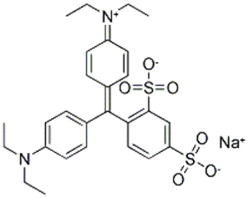 ACID BLUE 1 CAS 30586-15-3