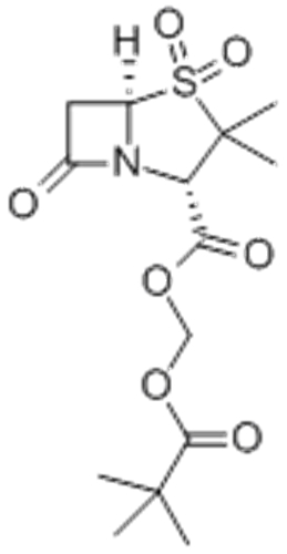 4-Thia-1-azabicyclo[3.2.0]heptane-2-carboxylicacid, 3,3-dimethyl-7-oxo-,( 57365858, 57187714,2,2-dimethyl-1-oxopropoxy)methyl ester,4,4-dioxide,( 57365859, 57187715,2S,5R)- CAS 69388-79-0