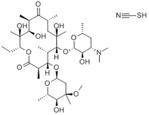 Erythromycin thiocyanate CAS 7704-67-8