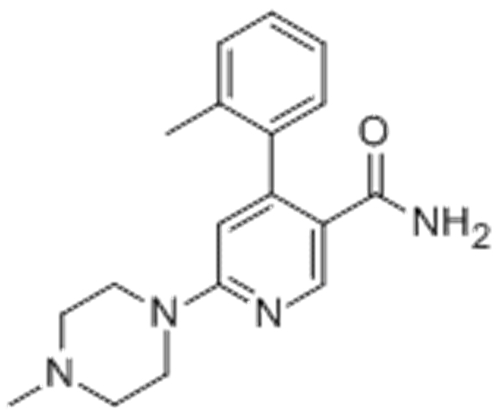 3-PYRIDINECARBOXAMIDE, 4-(2-METHYLPHENYL)-6-(4-METHYL-1-PIPERAZINYL)- CAS 342417-01-0